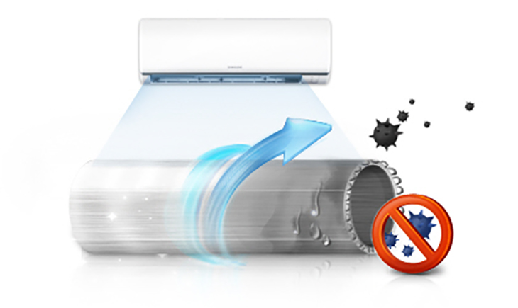 Chức năng tự động làm sạch của máy lạnh Samsung
