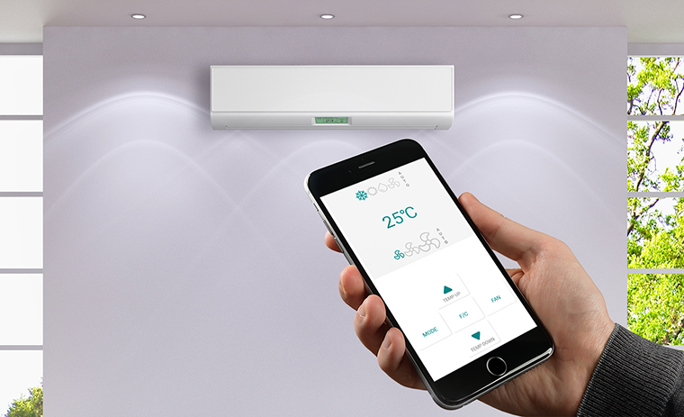điều khiển máy lạnh bằng điện thoại