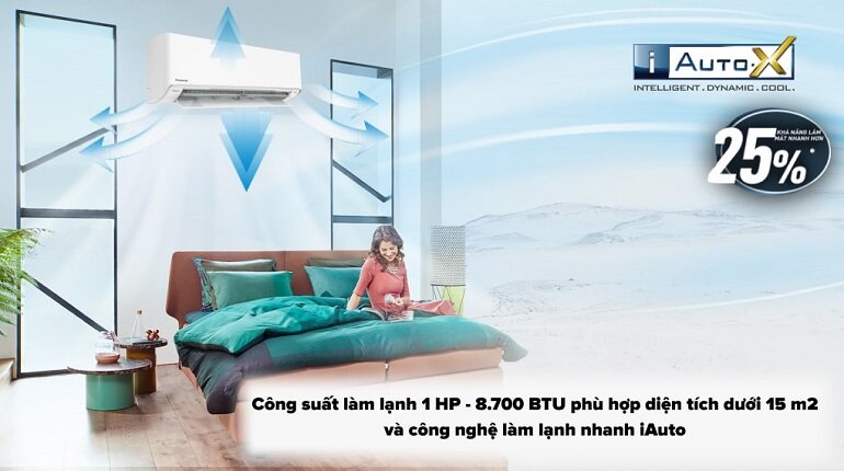 Máy lạnh Panasonic Inverter 1.0hp CU/CS-RU9AKH-8 (Model 2024)