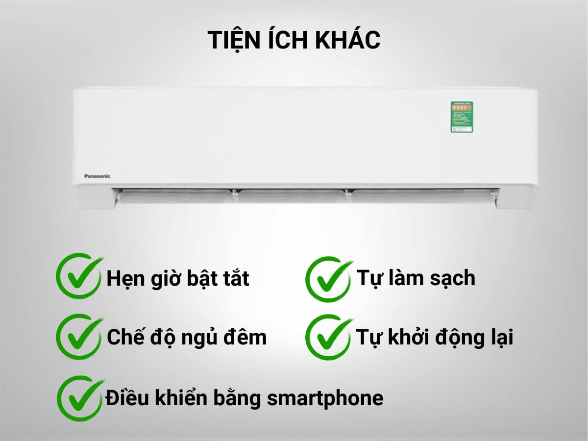 Máy lạnh Panasonic Inverter 2 HP CU/CS U18BKH-8