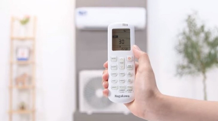 nhiệt độ máy lạnh được cài đặt 