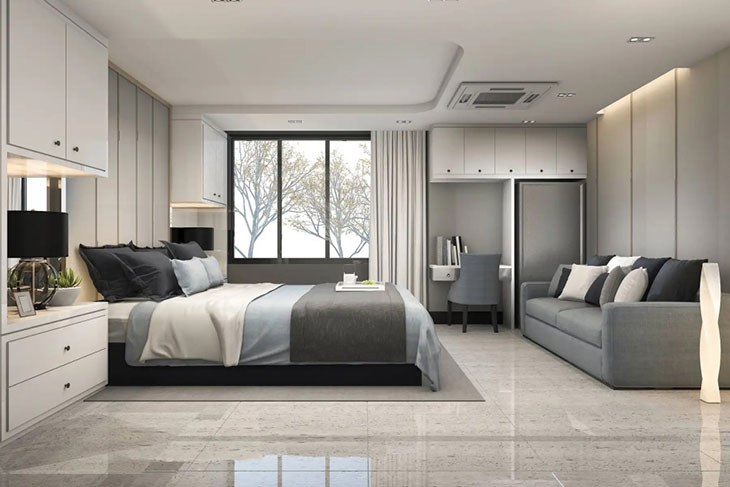 Phòng không kín lắp máy lạnh