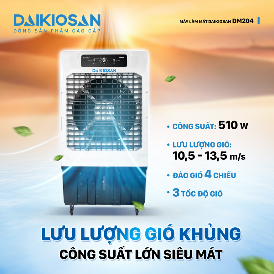 Các Tính Năng Của Quạt Điều Hòa Daikiosan DM204