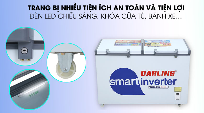Tủ đông Darling DMF-1079ASI 1050 lít inverter 1 ngăn