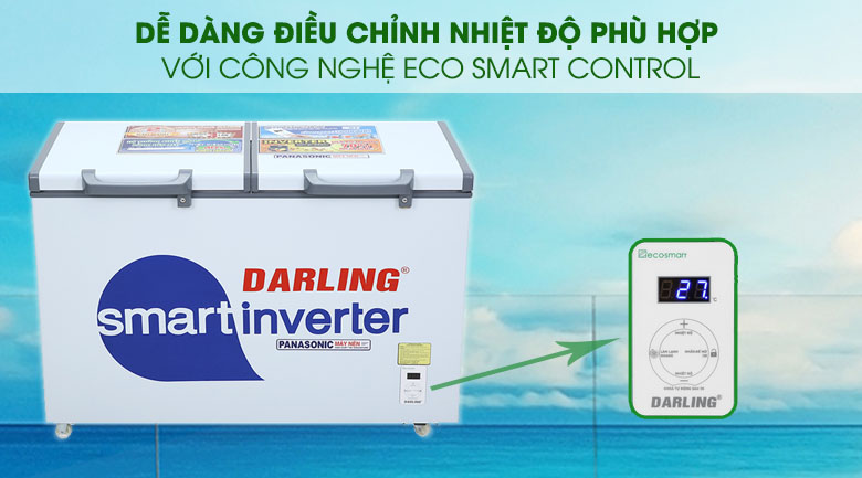 Tủ đông Darling DMF-1079ASI 1050 lít inverter 1 ngăn