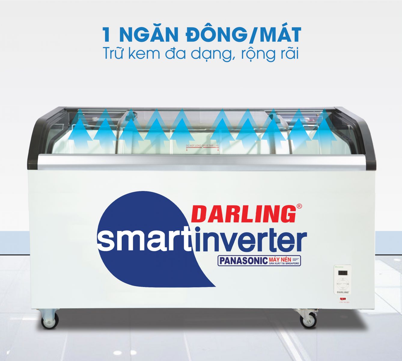 Tủ kem inverter Darling DMF-7079ASKI - 600 lít