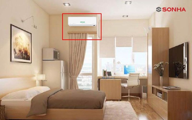 vị trí lắp đặt máy lạnh ảnh hưởng công suất máy lạnh