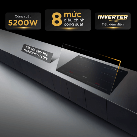 Bếp Từ Đôi BlueStone ICB-6949 5200W