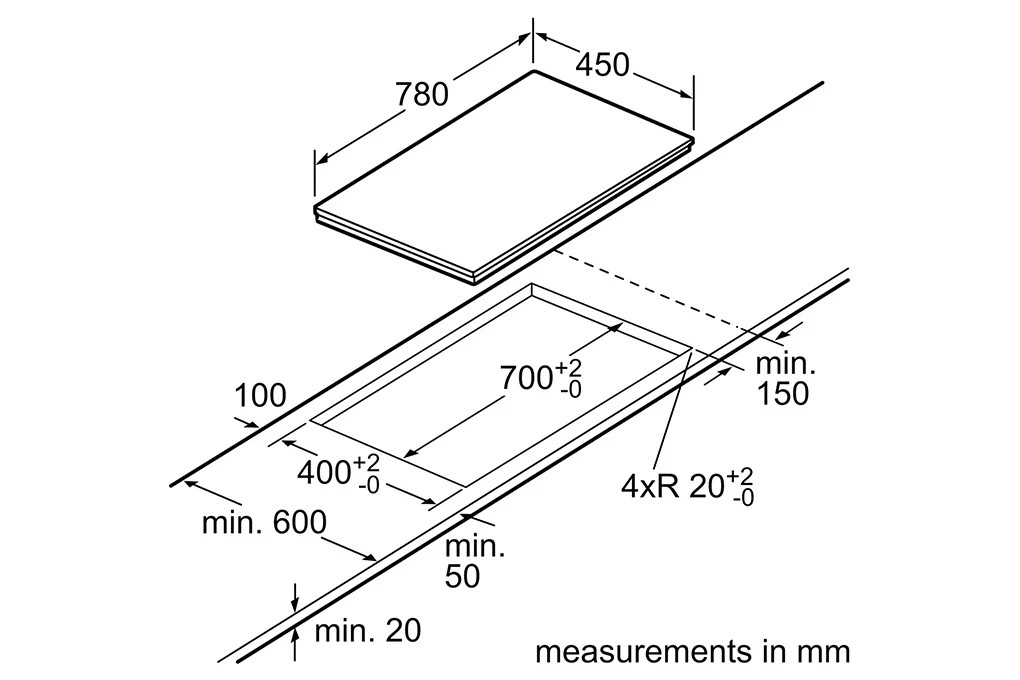 Bếp từ đôi lắp âm Bosch Series 8 PPI82566VN