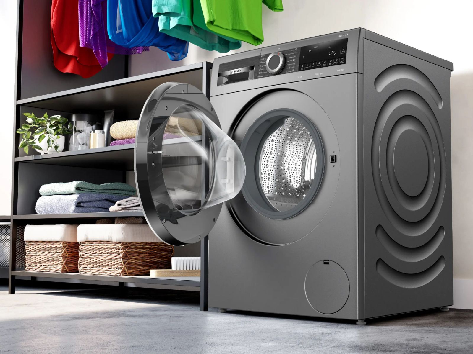Máy giặt lồng ngang Bosch 10kg WGG25401SG Series 6