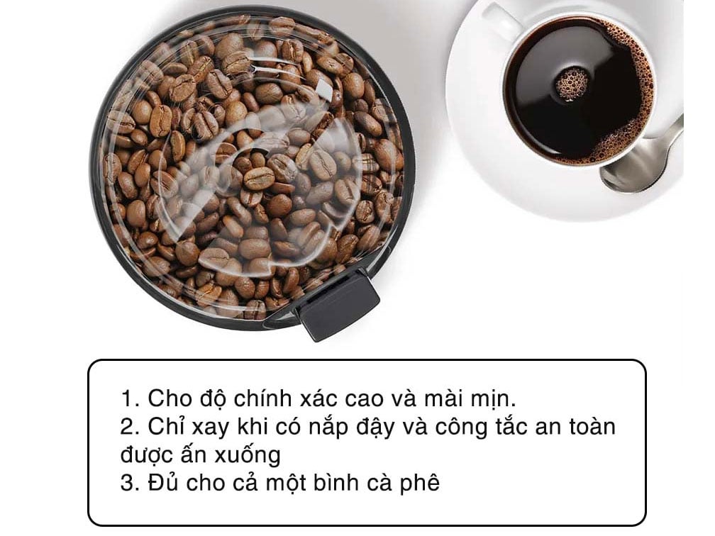 Máy xay cà phê cầm tay Bosch TSM6A011W