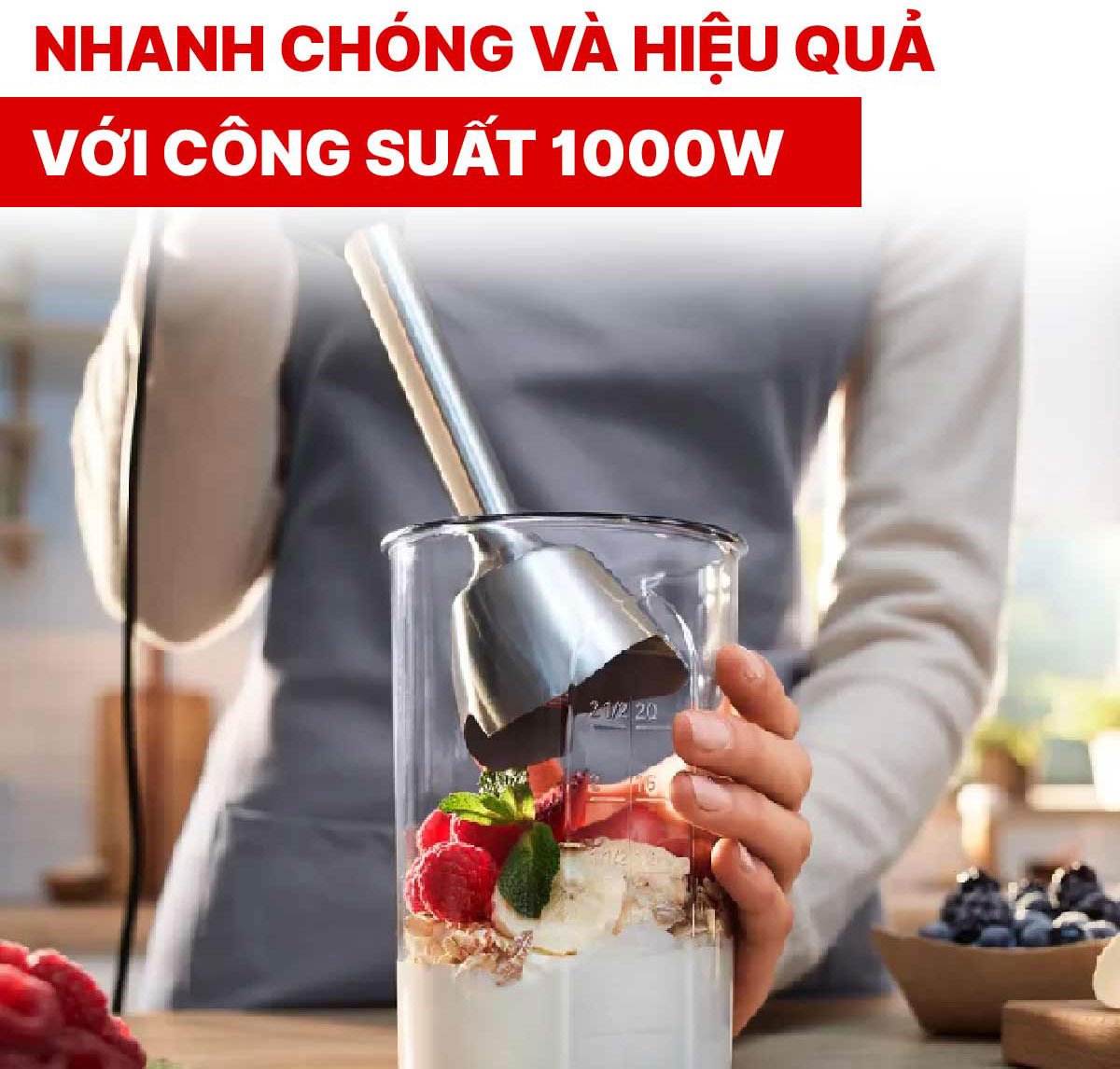 Máy xay cầm tay Bosch MSM4B6V2