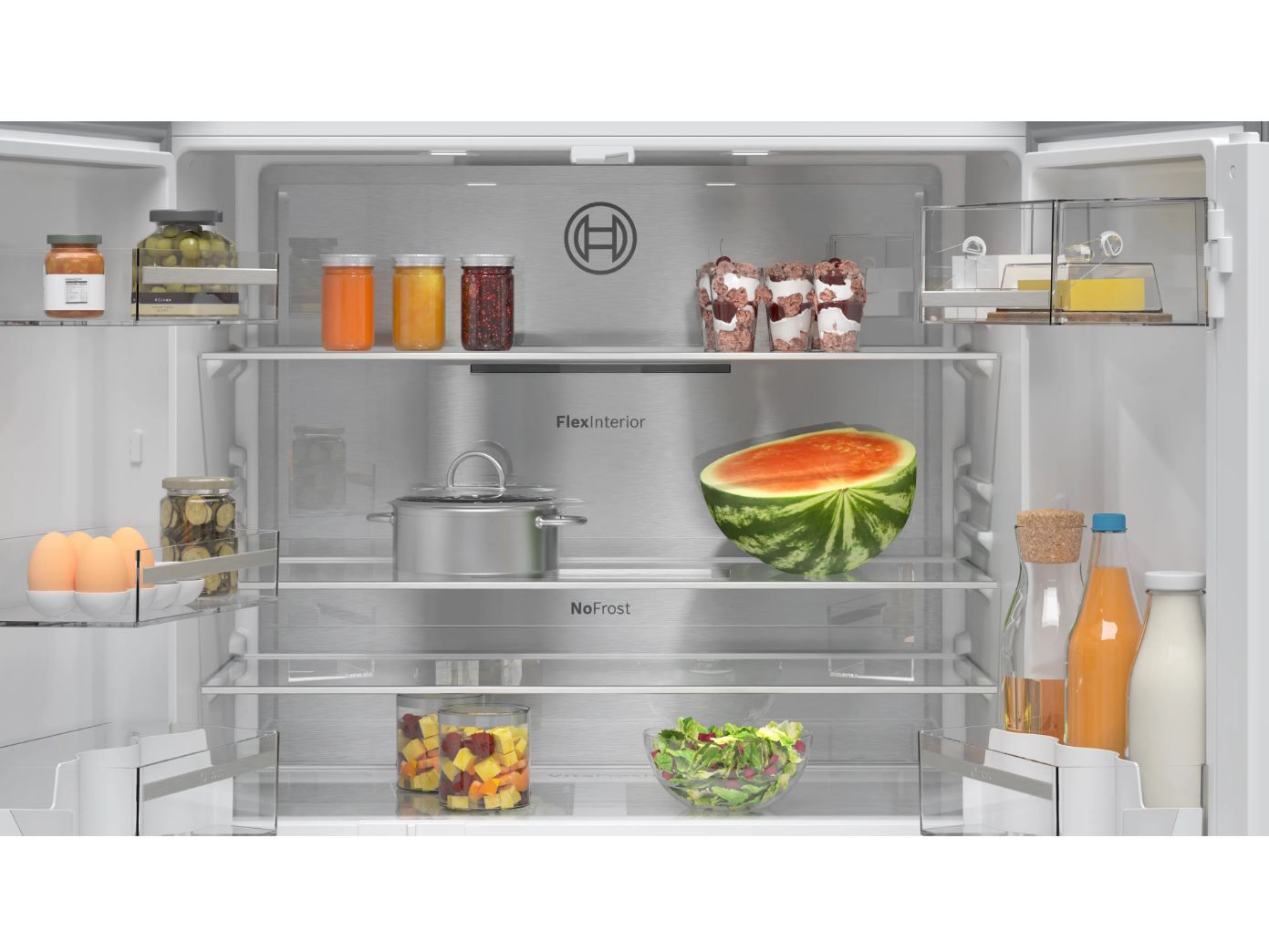 Tủ lạnh Side By Side Bosch KFN96AXEA 605 LÍT