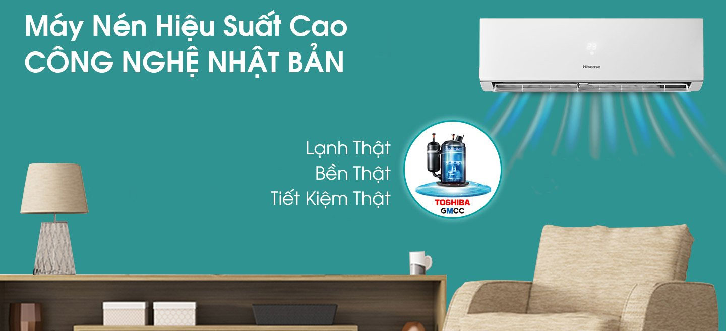 Điều hòa 1 chiều 24.000 BTU Hisense AS-24CR4RBBDBI00