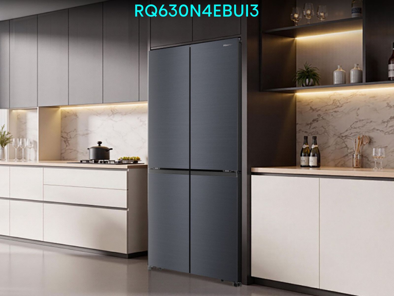 Tủ lạnh Hisense Inverter 488 lít RQ630N4EBUI3