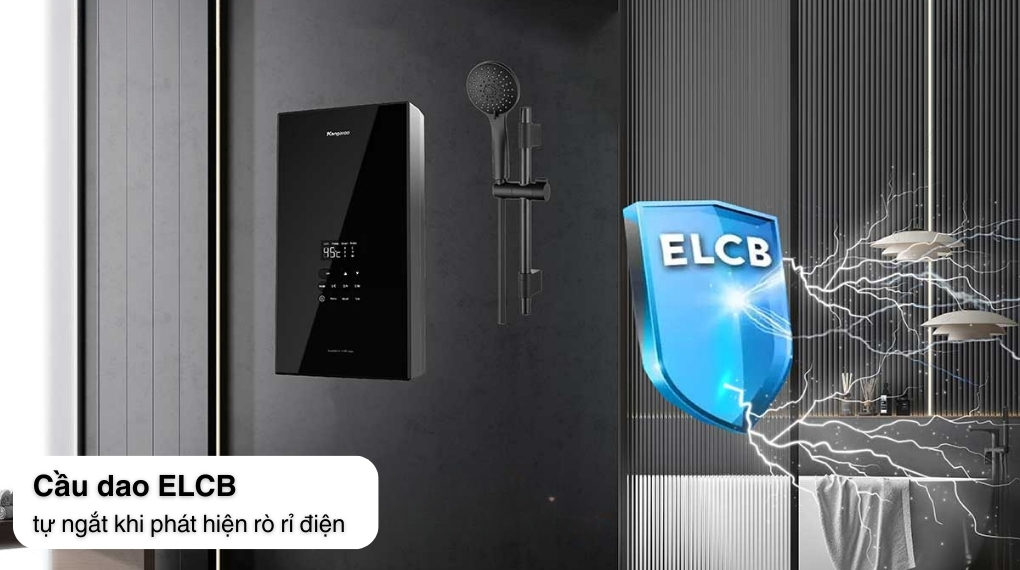 Máy nước nóng trực tiếp Kangaroo 4500W KGWD45P1