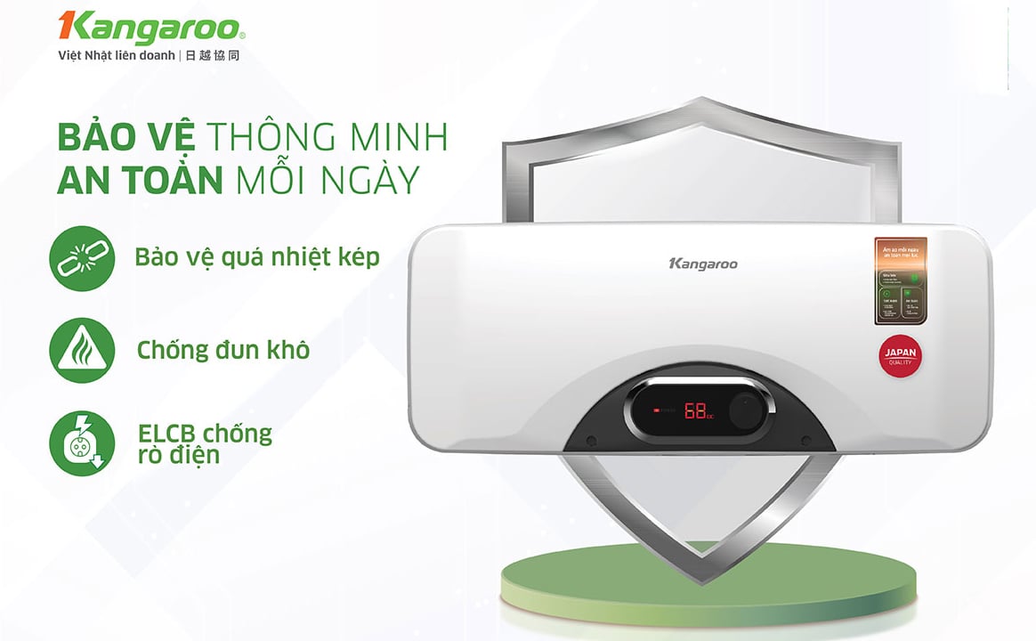 Bình nước nóng gián tiếp Kangaroo 30 lít KGWI830H1