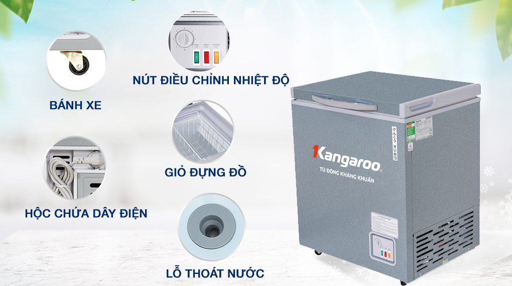 Tủ đông Kangaroo 90 lít KGFZ150NG1 
