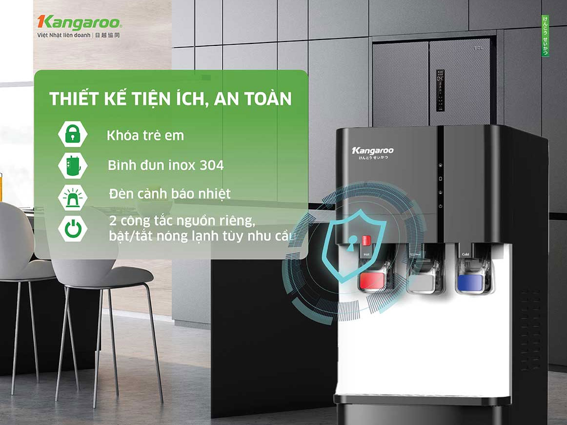 Cây nước nóng lạnh Kangaroo KG599A3