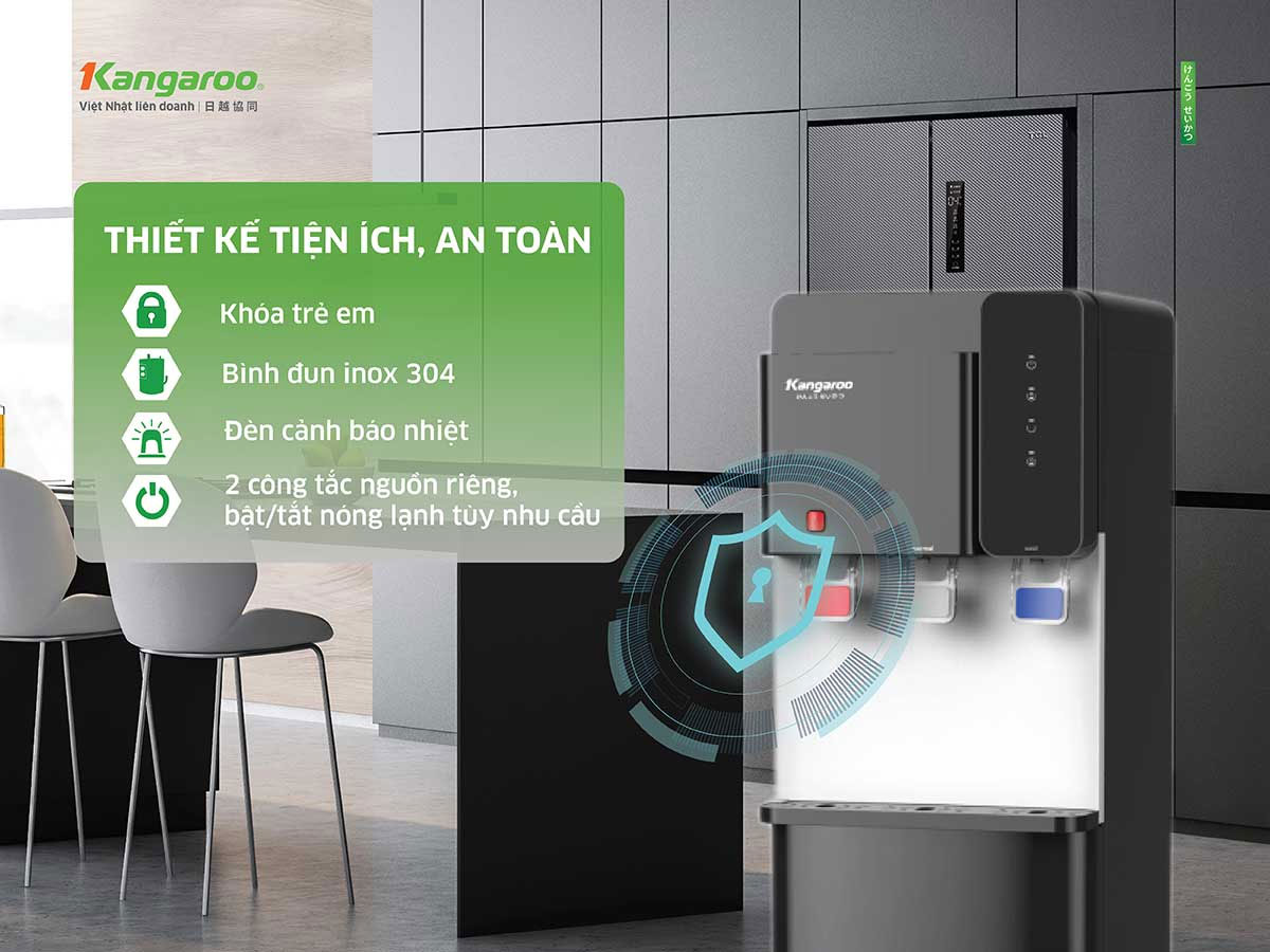 Cây nước nóng lạnh Kangaroo KG699A3