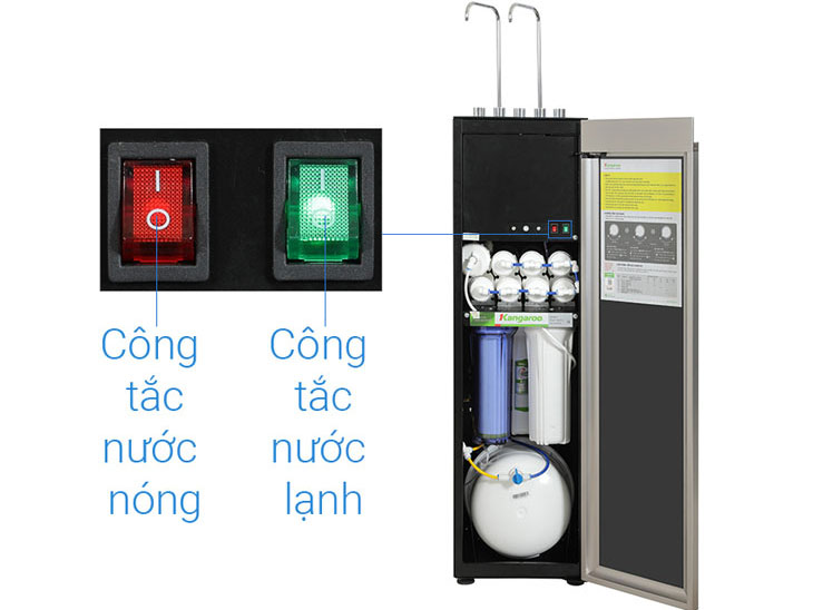 Máy lọc nước RO nóng lạnh Kangaroo KG12A8S