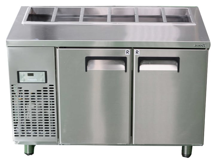 Bàn mát Salad Happys (Half) HWI-1200S-H - 1.2m