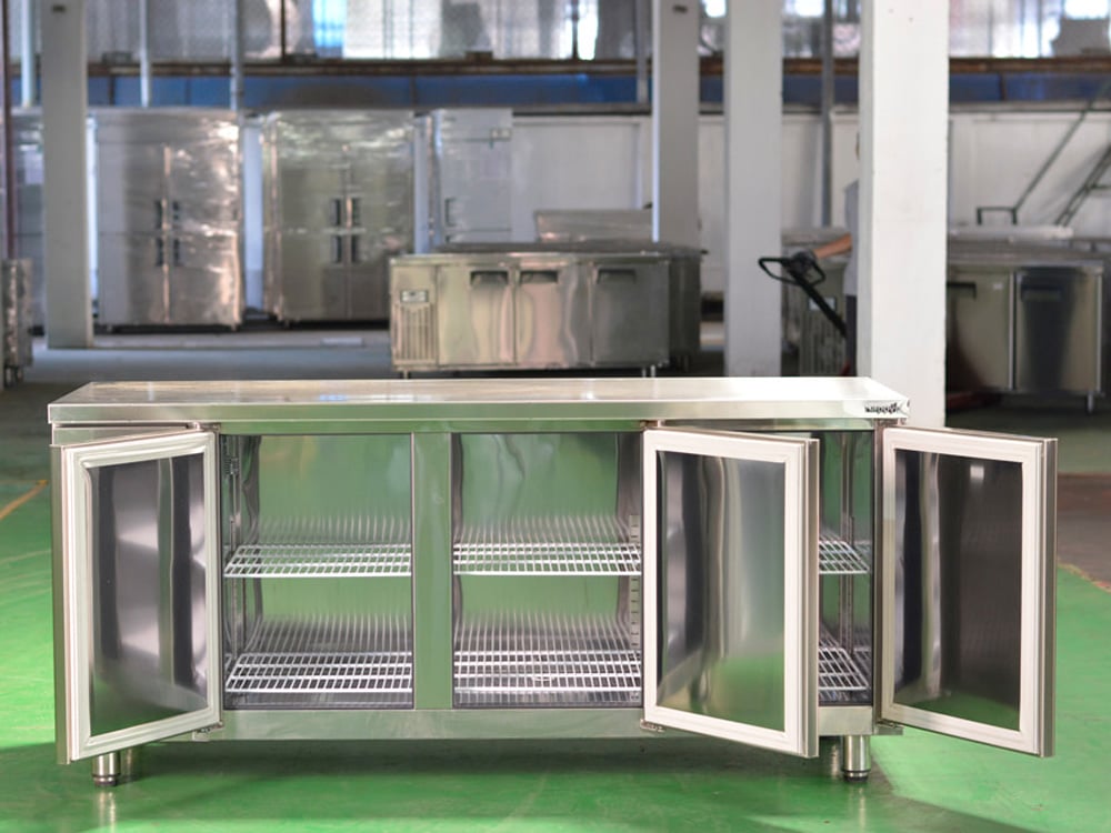 Bàn mát inox công nghiệp cao cấp Happys HWI-1800TR (có quạt)