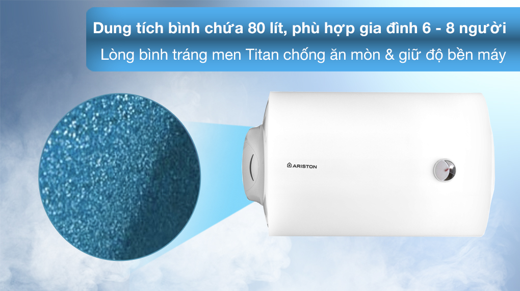  Bình nóng lạnh Ariston Pro R 80 H 2.5 FE