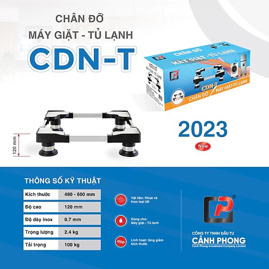 CHÂN MÁY GIẶT - TỦ LẠNH CẢNH PHONG CDN-T