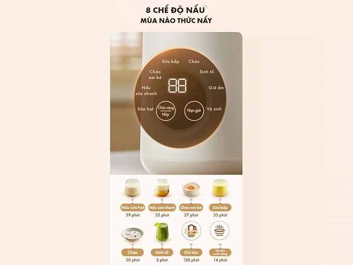Máy Làm Sữa Hạt Bear DJJ-D06W5 1L