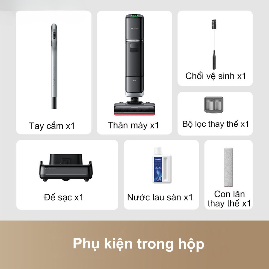 Máy hút bụi lau nhà Dreame H15 Pro Heat