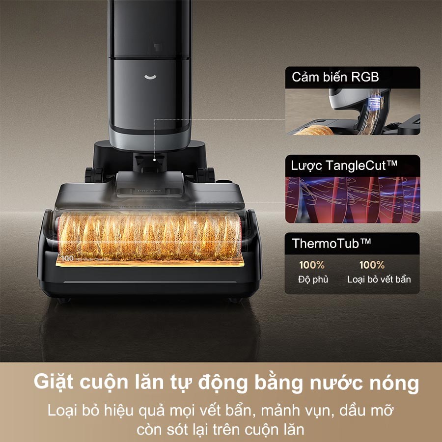 Máy hút bụi lau nhà Dreame H15 Pro Heat