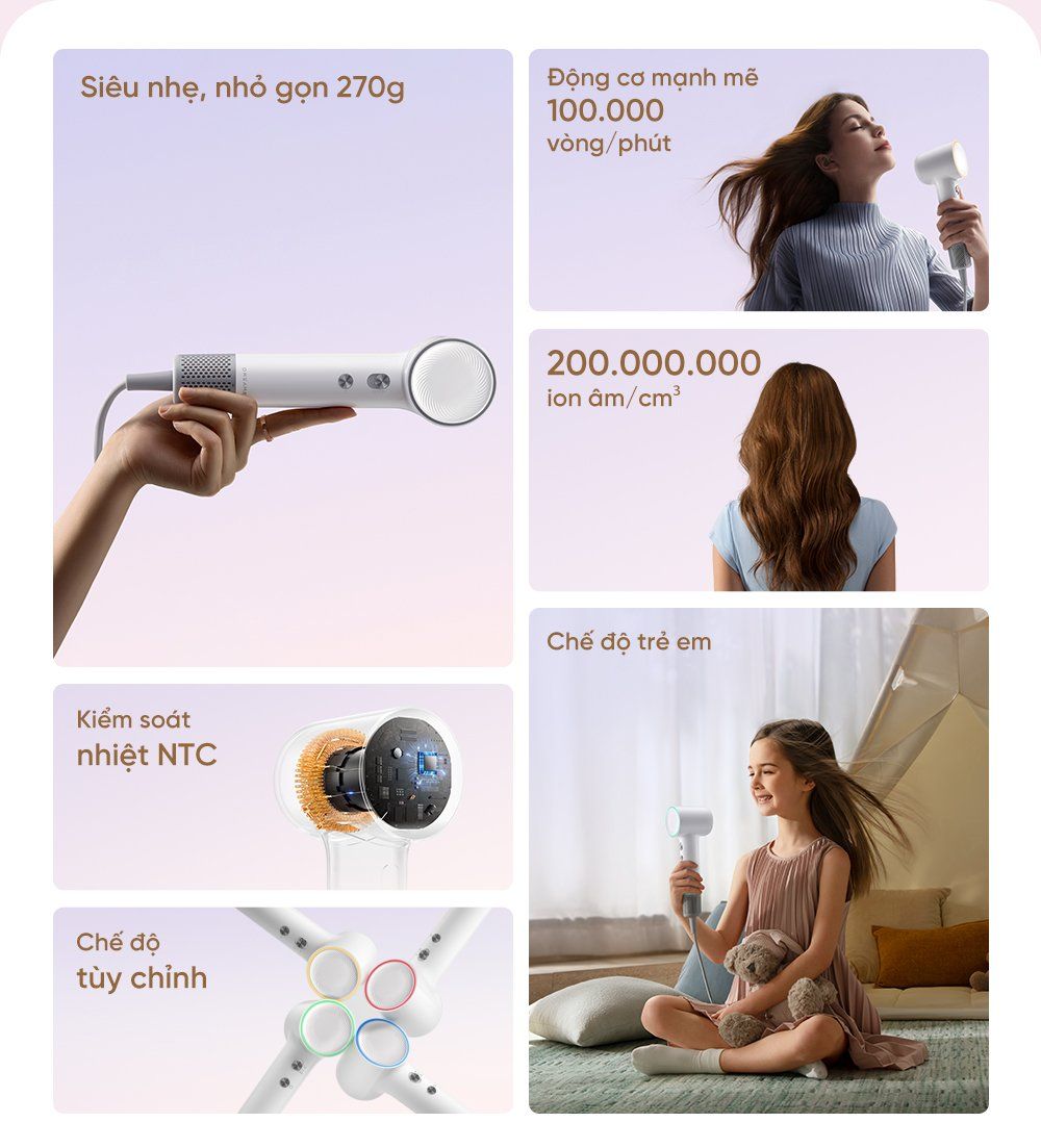 Máy sấy tóc Dreame Hair Mini