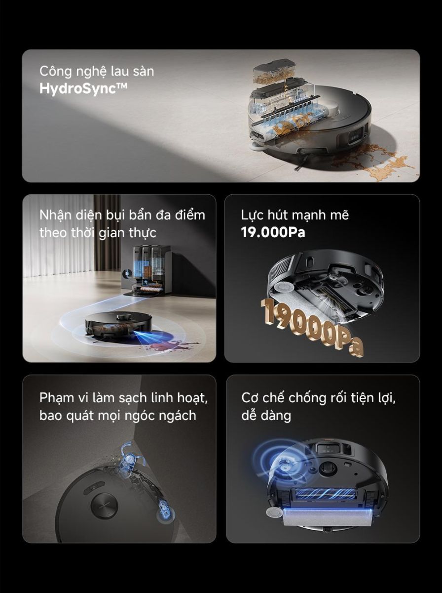 Robot hút bụi Mova Z50 Ultra