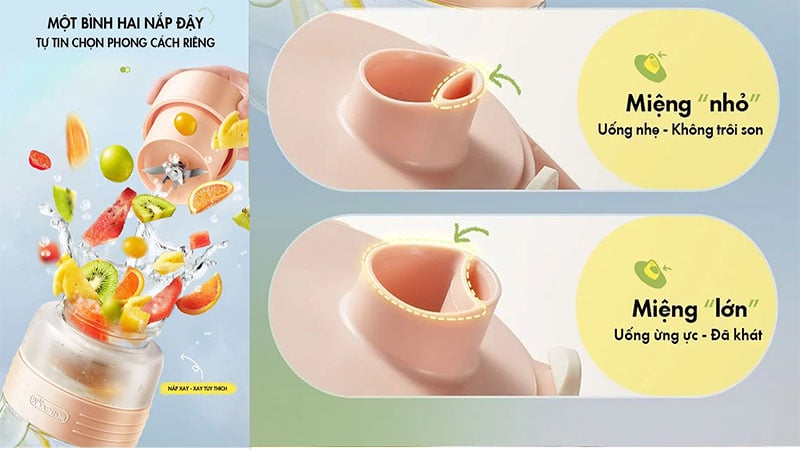 Máy xay sinh tố cầm tay Bear LLJ-P10X5