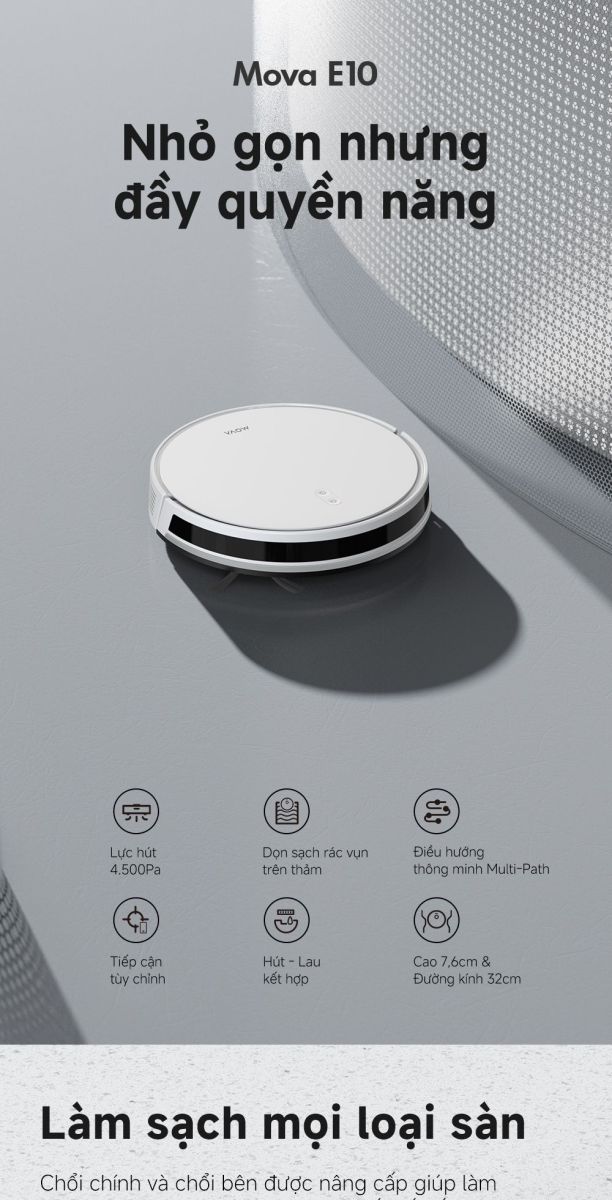 Robot hút bụi Mova E10