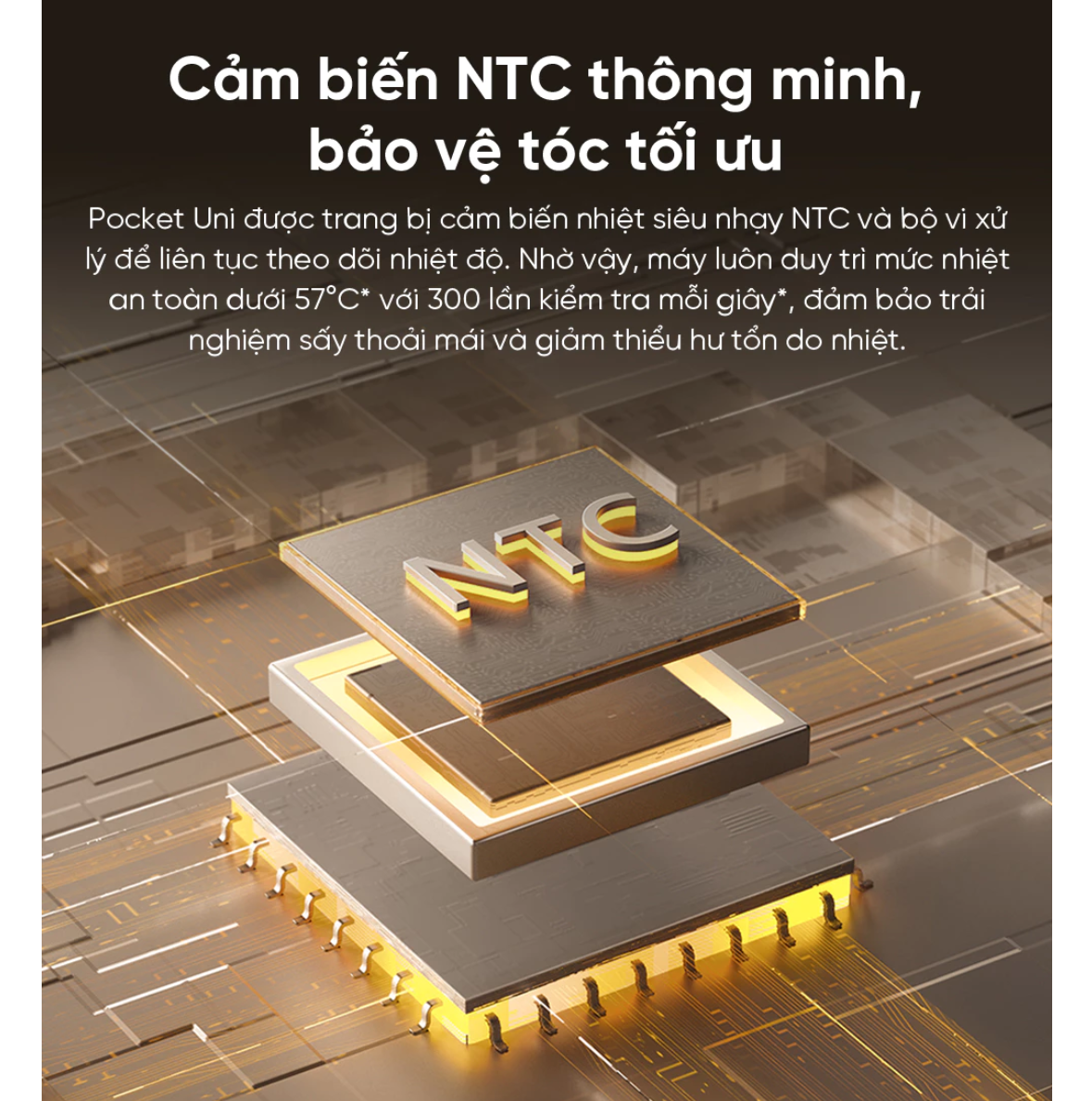 Máy sấy và tạo kiểu gấp gọn Dreame Pocket Uni