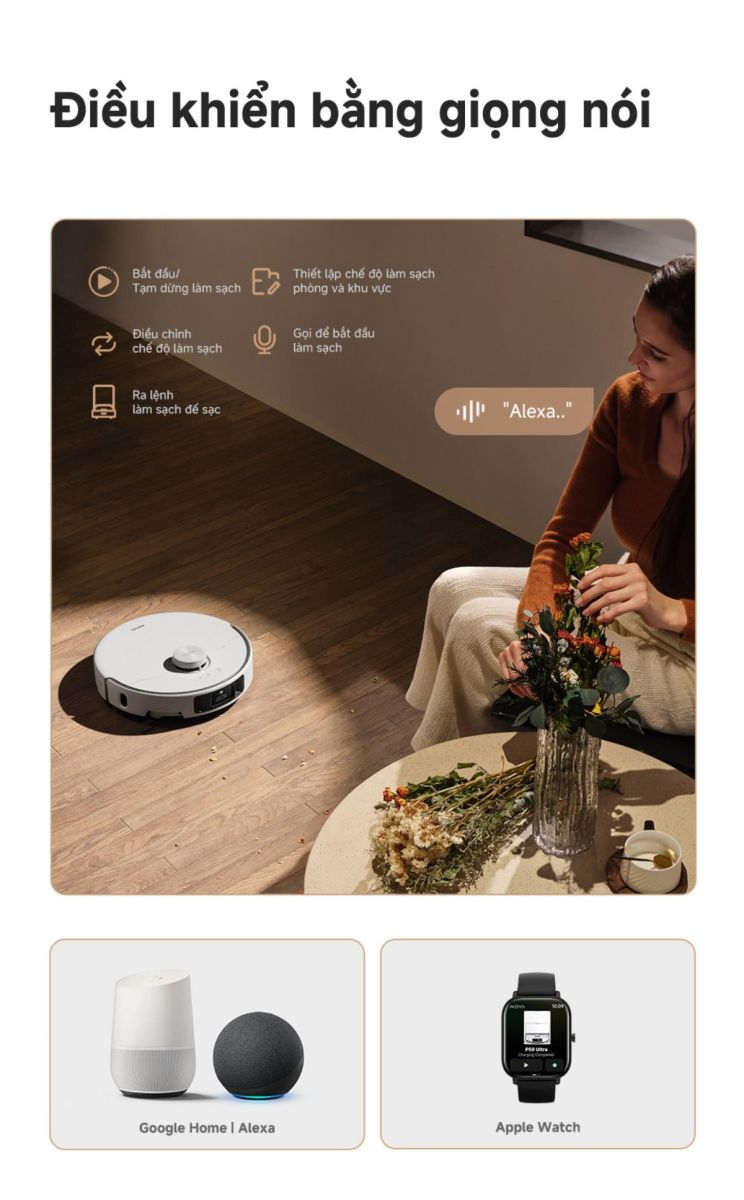 Robot hút bụi Mova P50 Ultra