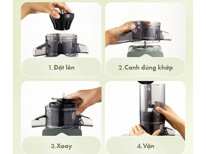 Máy ép chậm đa năng Bear YZJ-D01Y6