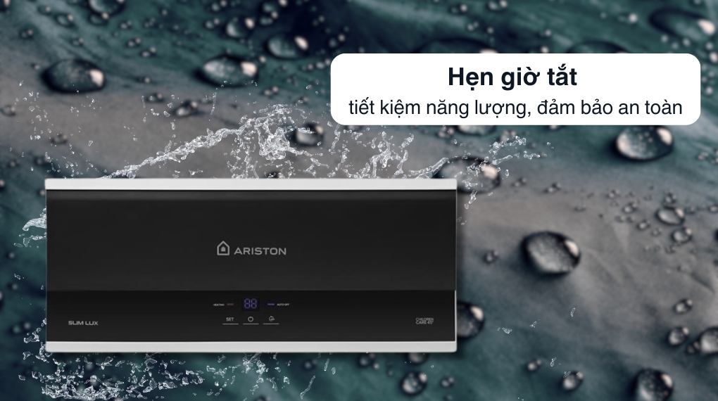 Máy nước nóng gián tiếp Ariston 30 lít 2500W SLIM3 30 LUX