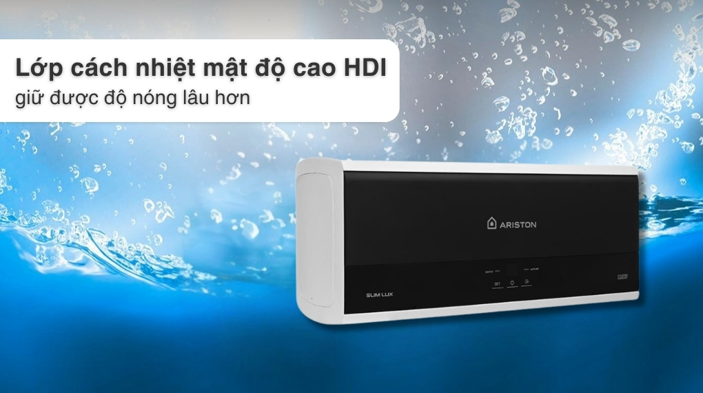 Máy nước nóng gián tiếp Ariston 30 lít 2500W SLIM3 30 LUX