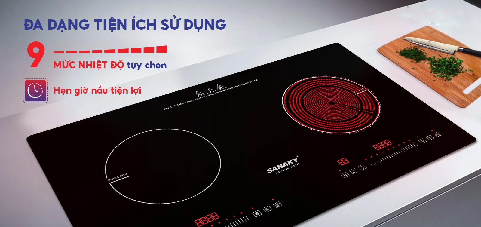 Bếp từ – hồng ngoại Sanaky VH-2500HGT