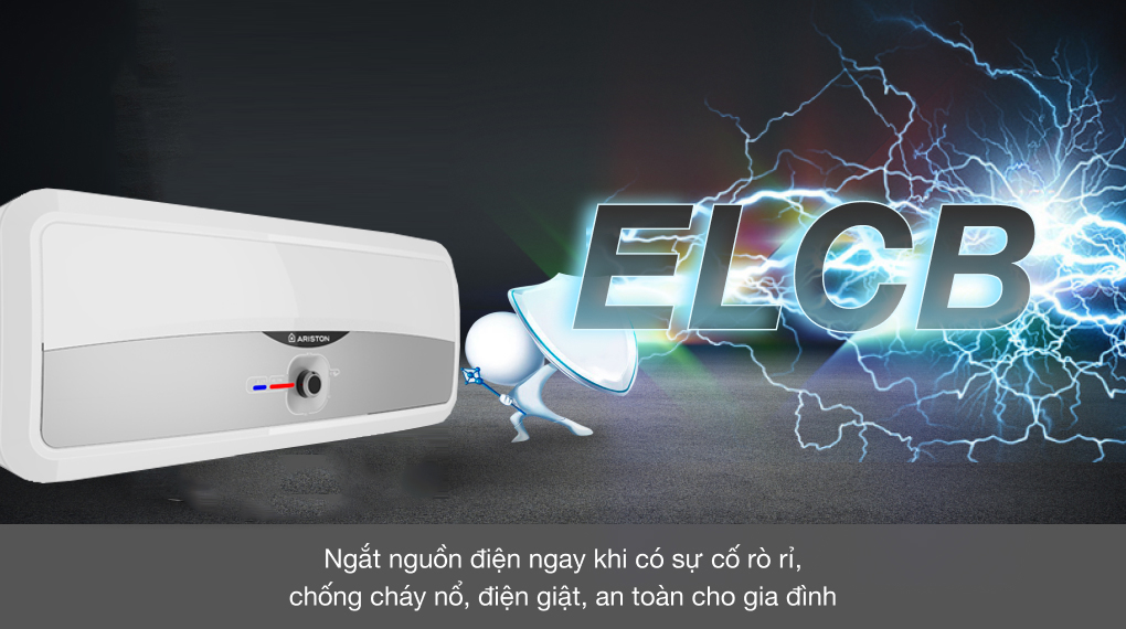 Máy nước nóng gián tiếp Ariston 30 lít 2500W SL2 30 RS DMX 2.5 FE 