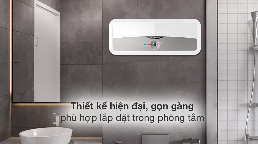 Máy nước nóng gián tiếp Ariston 30 lít 2500W SL2 30 RS DMX 2.5 FE 