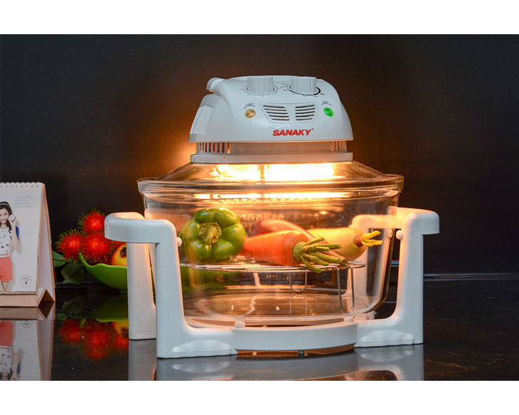 Lò nướng thủy tinh Sanaky 15 Lít VH-158T
