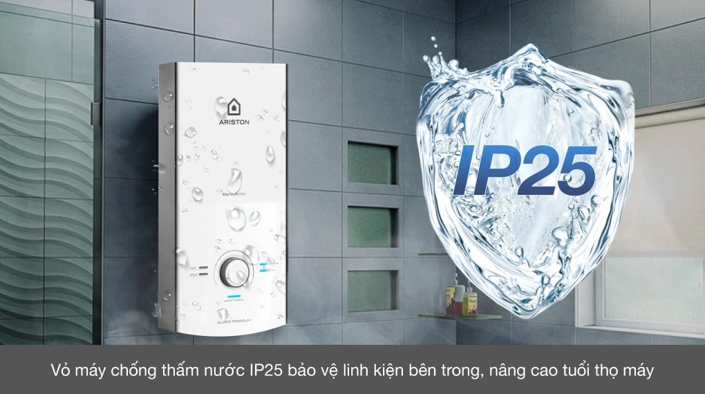 Máy nước nóng trực tiếp Ariston Aures Premium 4.5