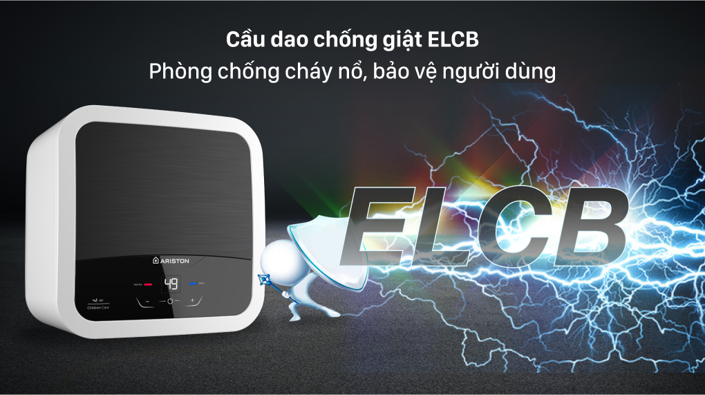 Máy nước nóng gián tiếp Ariston 15 lít AN2 15 LUX-D AG+ 