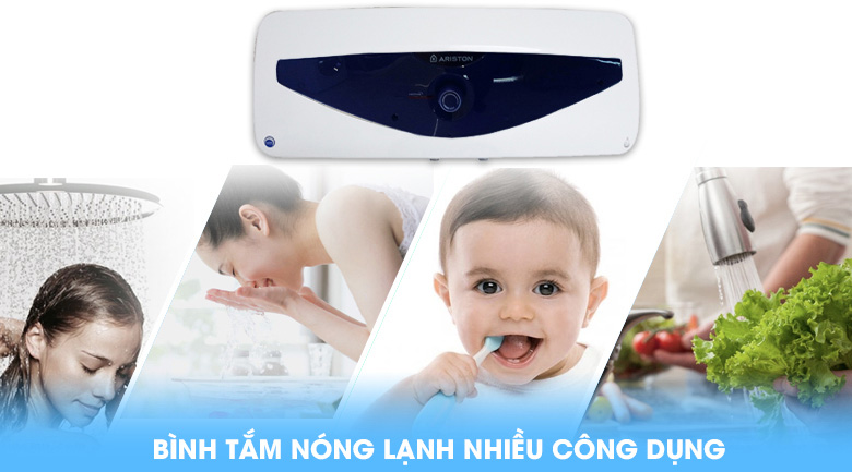 Máy nước nóng gián tiếp Ariston 20 lít BLU 20 SLIM 2.5 FE