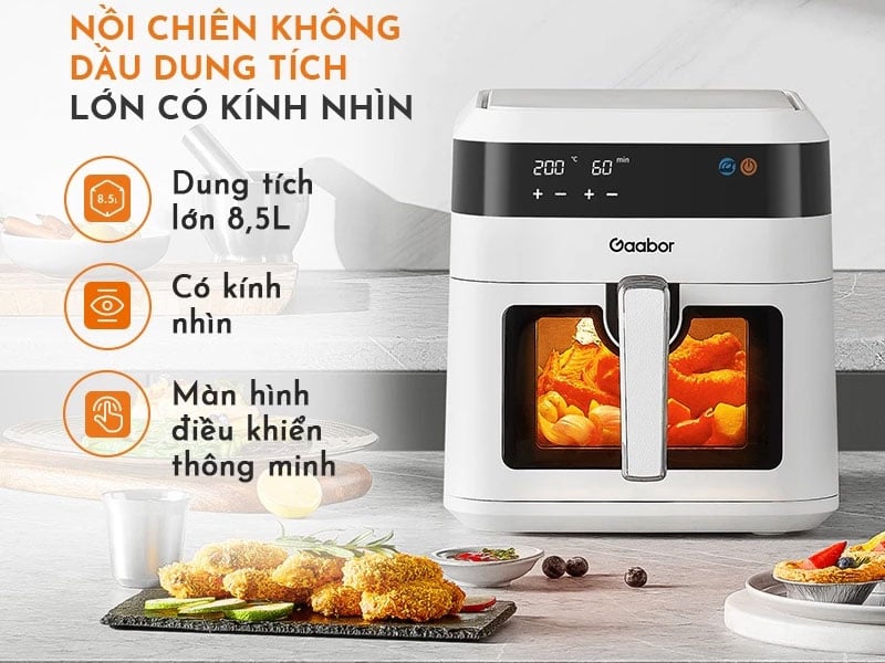 Nồi chiên không dầu Gaabor GA-E85AS