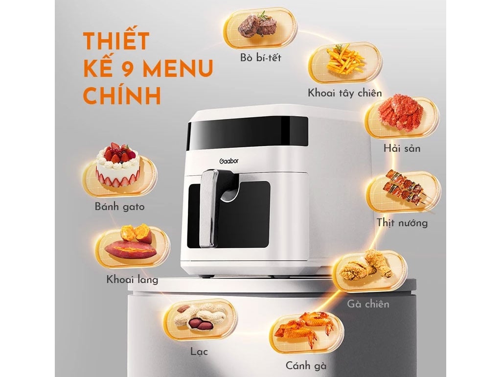 Nồi chiên không dầu Gaabor GA-E85AS